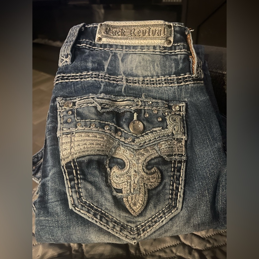 🌟Rock Revival Jeans Kaylla Style Boot Jean🌟 - Picture 2 of 15